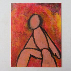 Original Acrylic Painting "Moods #1" on Canvas Board, 11" x 14" Signed 2018